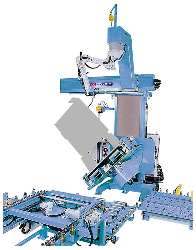 製缶物溶接ロボットシステム